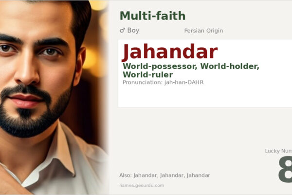 Jahandar Name Meaning — Persian Origin, World-Ruler & Details (2025)