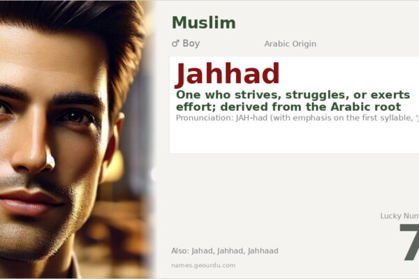 Jahhad Name Meaning — Arabic Origin, Boy Name & Details (2025)