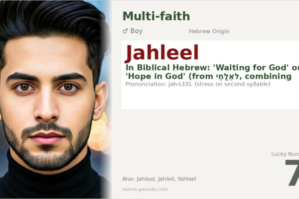 Jahleel Name Meaning — Hebrew Origin, Boy Name & Details (2025)