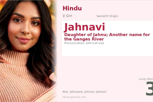 Jahnavi Name Meaning — Sanskrit Origin, Girl Name & Details (2025)
