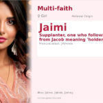 Jaimi Name Meaning and Details
