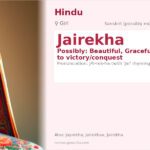 Jairekha Name Meaning and Details