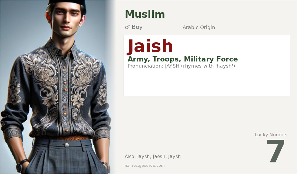 Jaish Name Meaning and Details