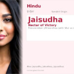 Jaisudha Name Meaning and Details