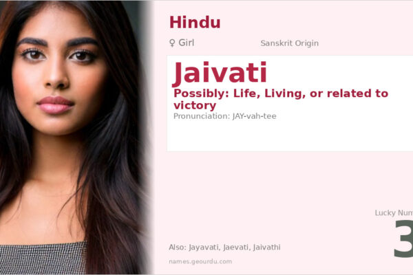 Jaivati Name Meaning — Origin, Gender & Details (2025)