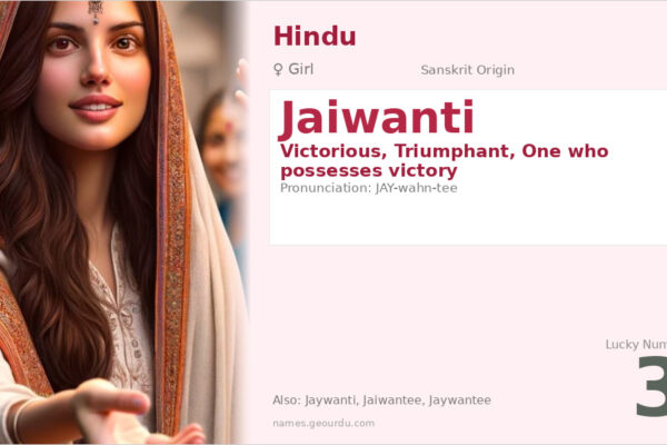 Jaiwanti Name Meaning — Sanskrit Origin, Girl Name & Details (2025)