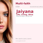 Jaiyana Name Meaning and Details