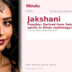 Jakshani Name Meaning and Details