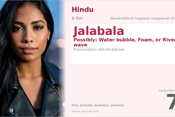 Jalabala Name Meaning — Origin, Gender & Details (2025)