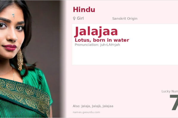Jalajaa Name Meaning — Lotus, Origin & Details (2025)