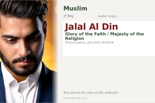 Jalal Al Din Name Meaning — Arabic Origin, Boy & Details (2025)