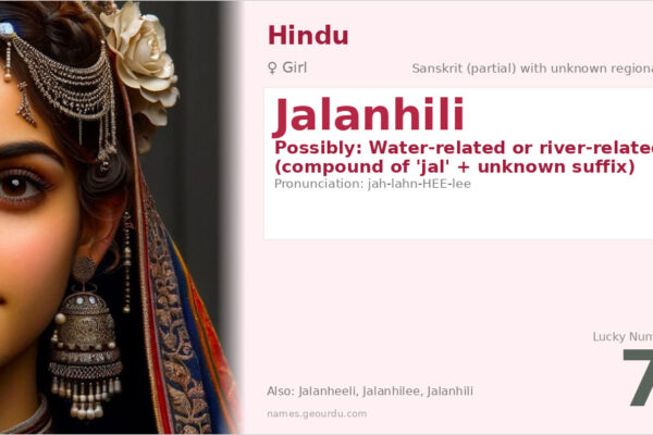 Jalanhili Name Meaning — Origin, Gender & Details (2025)