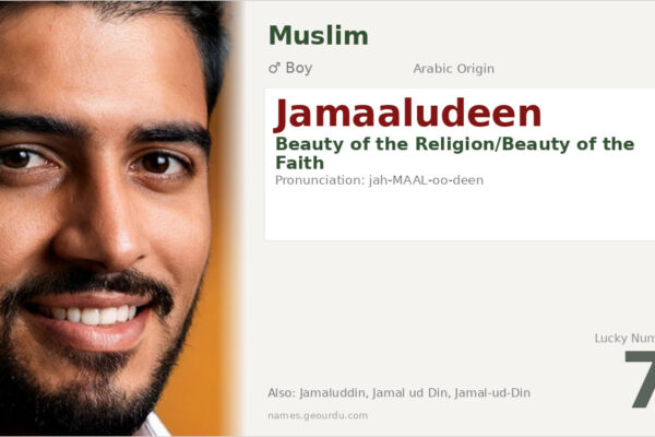 Jamaaludeen Name Meaning — Arabic Origin, Boy Name & Details (2025)