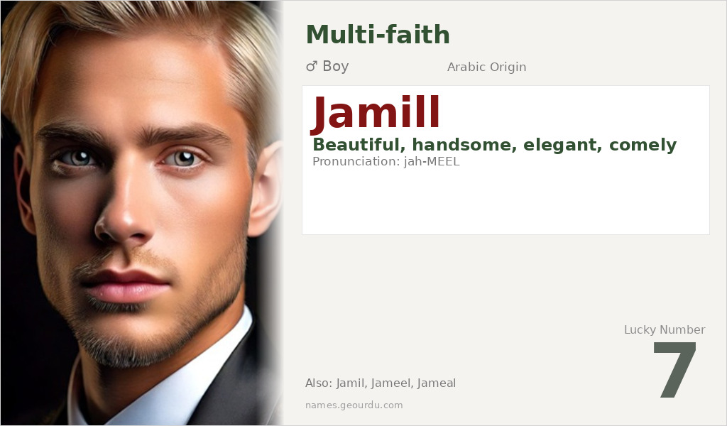 Jamill Name Meaning and Details