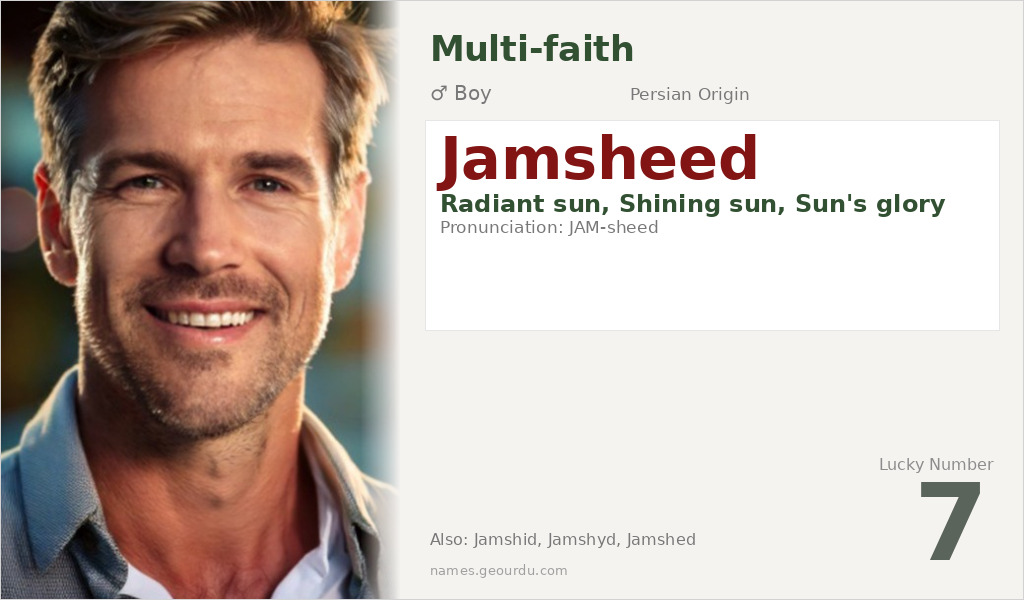 Jamsheed Name Meaning and Details