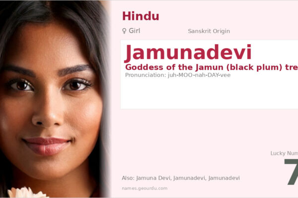 Jamunadevi Meaning — Goddess of Jamun Tree, Sanskrit Origin & Details
