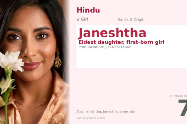 Janeshtha Name Meaning — Sanskrit Origin, Girl Hindu Name & Details (2025)