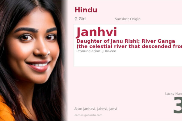 Janhvi Name Meaning — Sanskrit Origin, Hindu Girl Name & Details (2025)