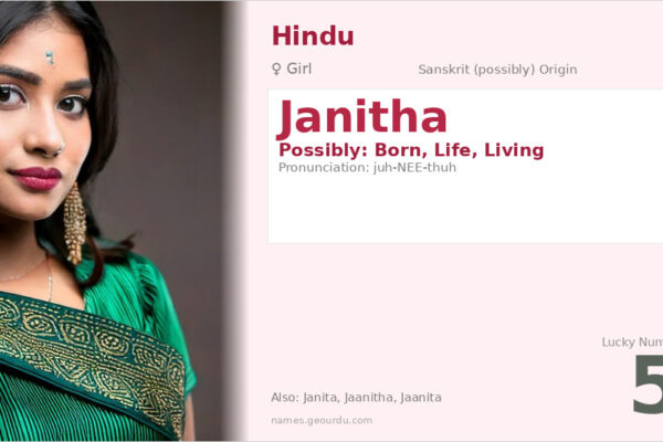 Janitha Name Meaning — Origin, Gender & Details (2025)