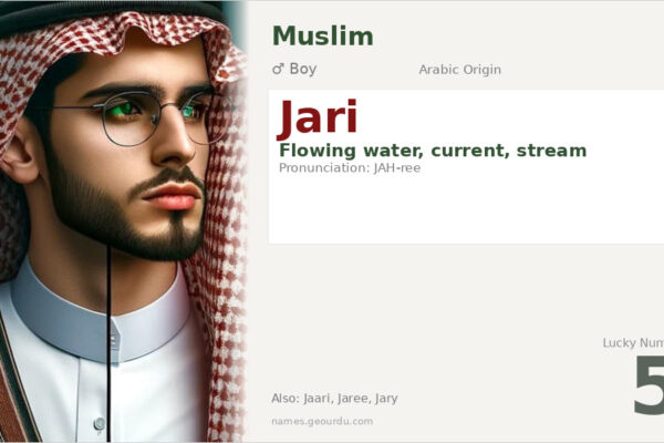 Jari Name Meaning — Arabic Origin, Boy Name & Details (2025)