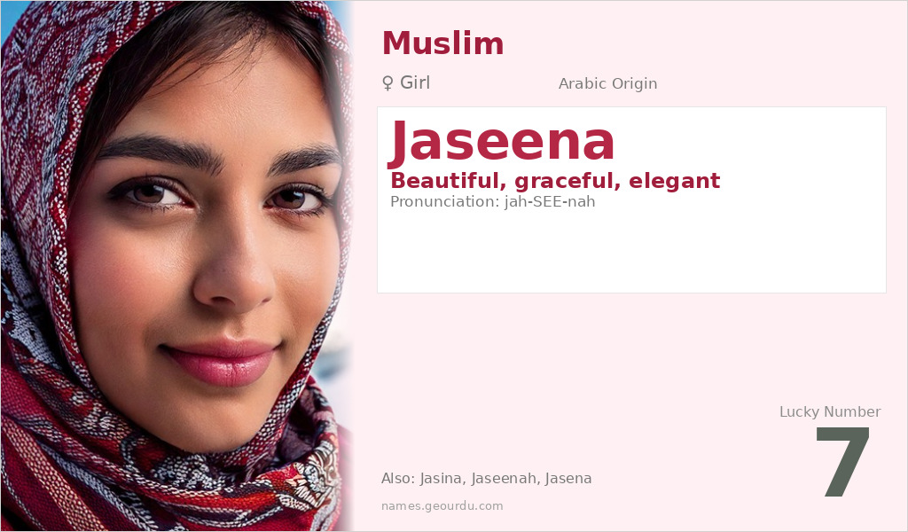Jaseena Name Meaning and Details