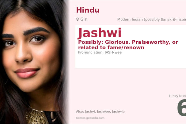 Jashwi Name Meaning — Origin, Gender & Details (2025)