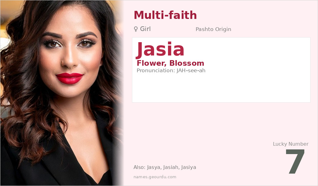 Jasia Name Meaning and Details