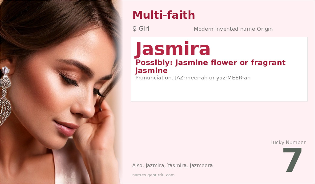 Jasmira Name Meaning and Details