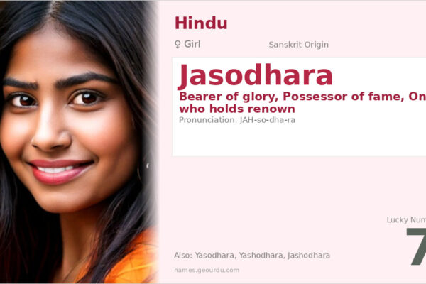 Jasodhara Name Meaning — Sanskrit Origin, Girl Name & Details (2025)