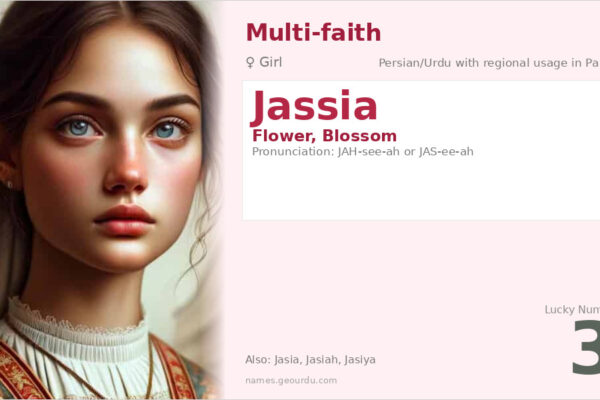 Jassia Name Meaning — Flower Origin, Girl Name & Cultural Details (2025)