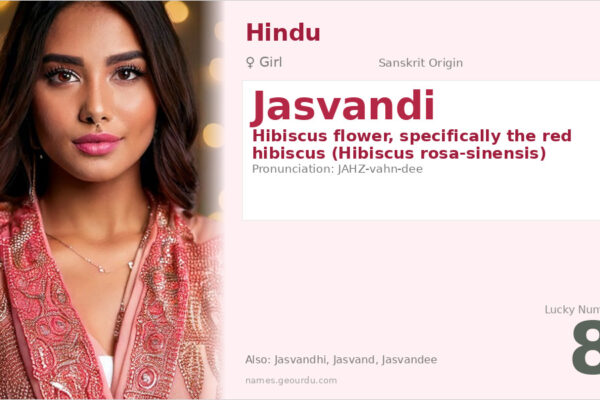 Jasvandi Name Meaning — Sanskrit Origin, Girl Name & Details (2025)