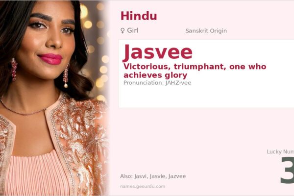 Jasvee Name Meaning — Sanskrit Origin, Girl Name & Details (2025)