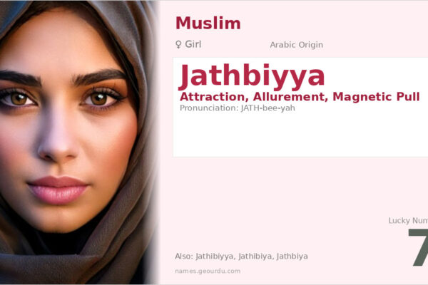 Jathbiyya Name Meaning — Arabic Origin, Girl Name & Details (2025)