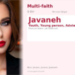 Javaneh Name Meaning and Details