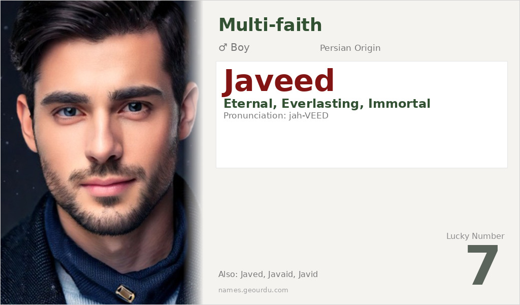 Javeed Name Meaning and Details