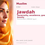 Jawdah Name Meaning and Details
