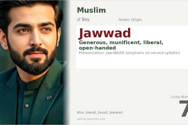 Jawwad Name Meaning — Arabic Origin, Boy & Details (2025)