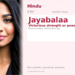Jayabalaa Name Meaning and Details