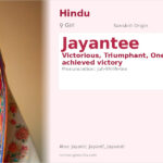 Jayantee Name Meaning and Details