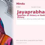 Jayaprabha Name Meaning and Details