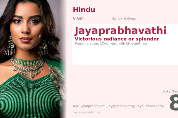 Jayaprabhavathi Meaning — Sanskrit Origin, Girl Name & Details (2025)