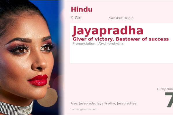 Jayapradha Name Meaning — Sanskrit Origin, Girl Hindu Name & Details (2025)