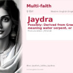 Jaydra Name Meaning and Details