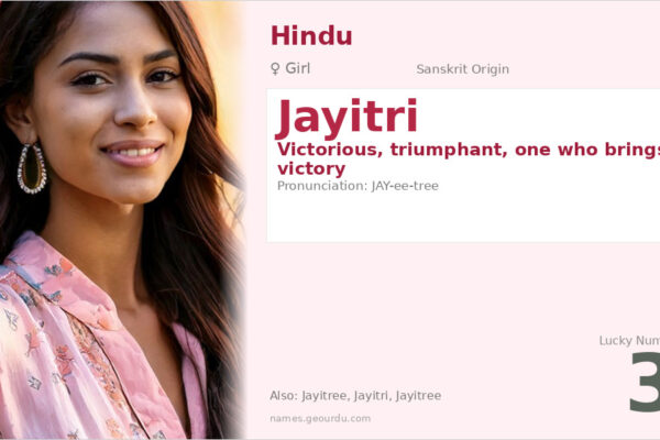 Jayitri Name Meaning — Sanskrit Origin, Girl Hindu Name & Details (2025)