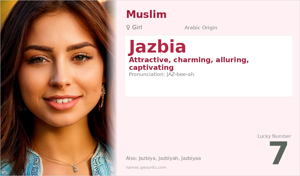 Jazbia Name Meaning and Details