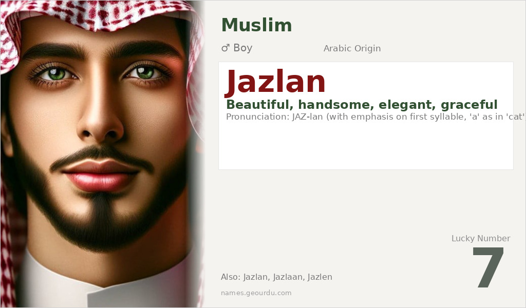 Jazlan Name Meaning and Details