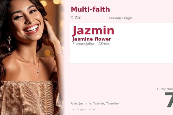 Jazmin Name Meaning — Persian Origin, Girl Name & Details (2025)