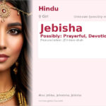 Jebisha Name Meaning and Details