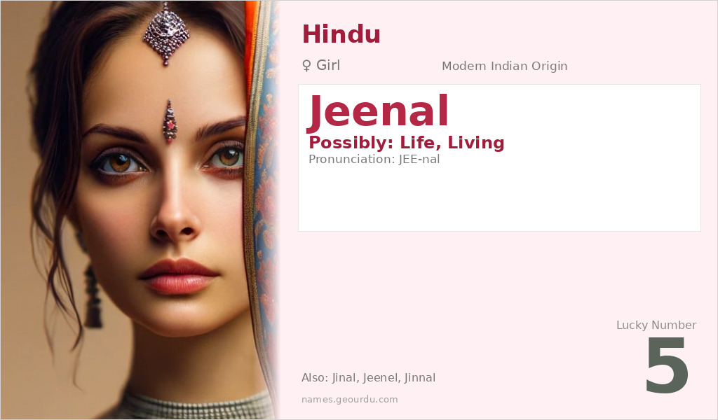Jeenal Name Meaning and Details