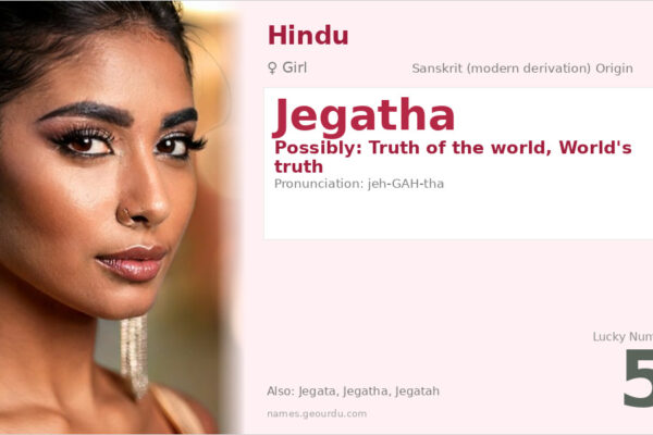 Jegatha Name Meaning — Origin, Gender & Details (2025)